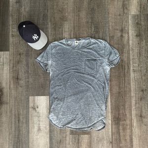 Standard Cloth Scoop Neck Curved Hem Tee